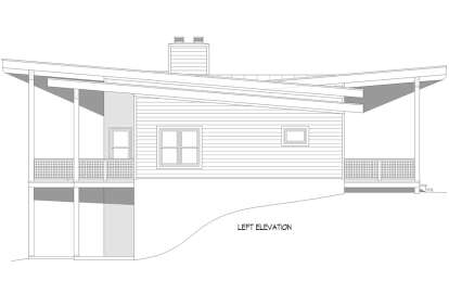 Lake Front House Plan #940-01154 Elevation Photo