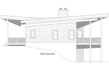 Lake Front House Plan #940-01154 Elevation Photo