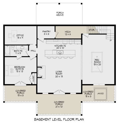 Basement for House Plan #940-01154