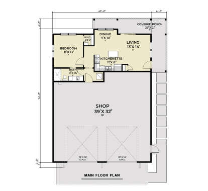 Main Floor  for House Plan #2464-00152