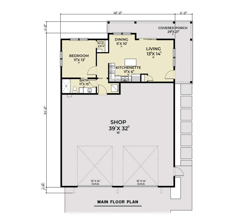 House Plan House Plan #31558 Drawing 1