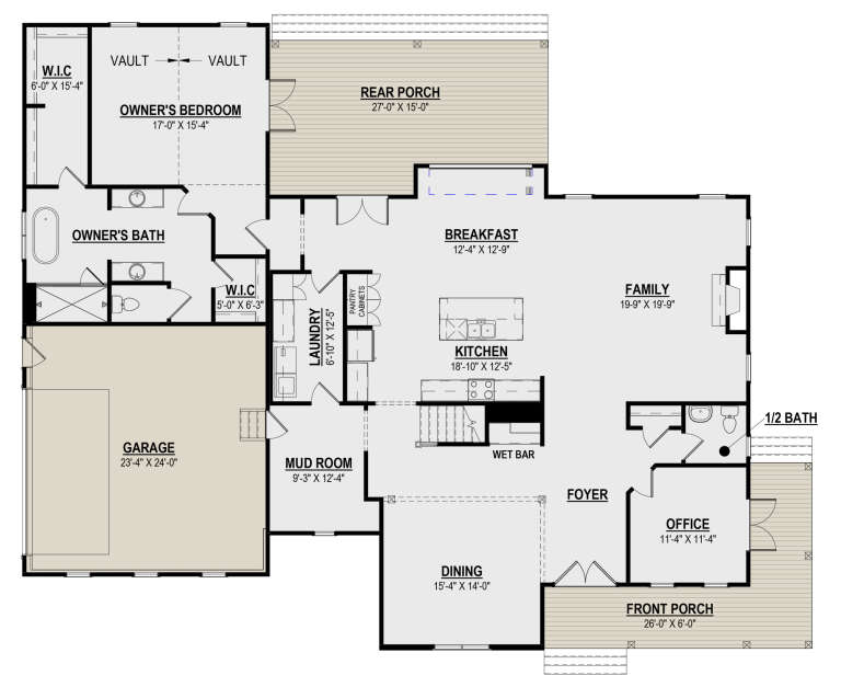 House Plan House Plan #31559 Drawing 1