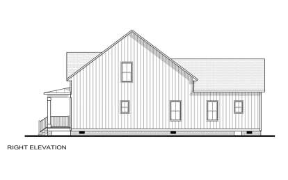 Modern Farmhouse House Plan #6261-00028 Elevation Photo