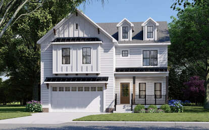 Craftsman House Plan #6261-00031 Elevation Photo