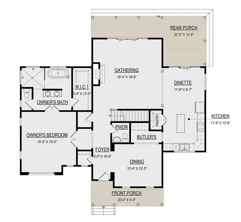House Plan House Plan #31565 Drawing 1
