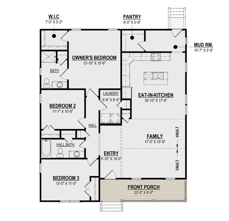 House Plan House Plan #31567 Drawing 1