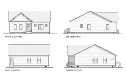 Country House Plan #6261-00035 Elevation Photo