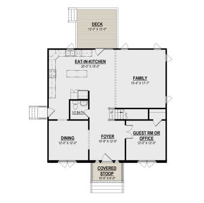 Main Floor  for House Plan #6261-00037