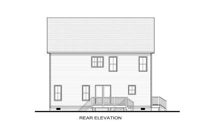 Traditional House Plan #6261-00038 Elevation Photo