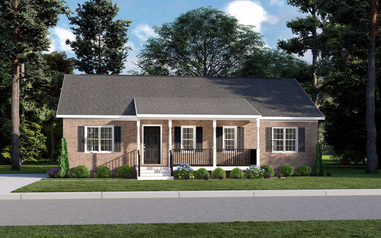 House Plan House Plan #31572 Front Elevation 