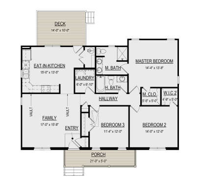 Main Floor  for House Plan #6261-00039