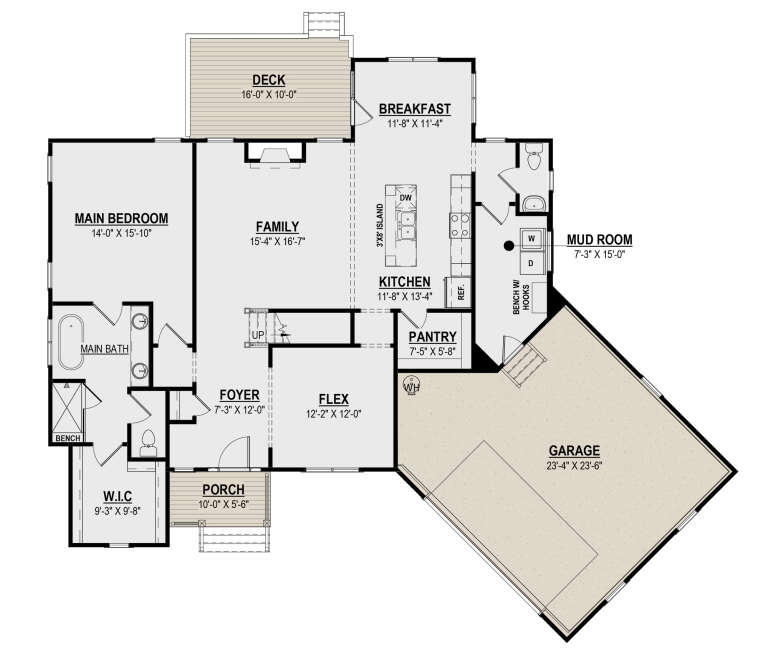 House Plan House Plan #31574 Drawing 1