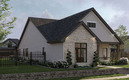 Cottage House Plan #963-01024 Elevation Photo