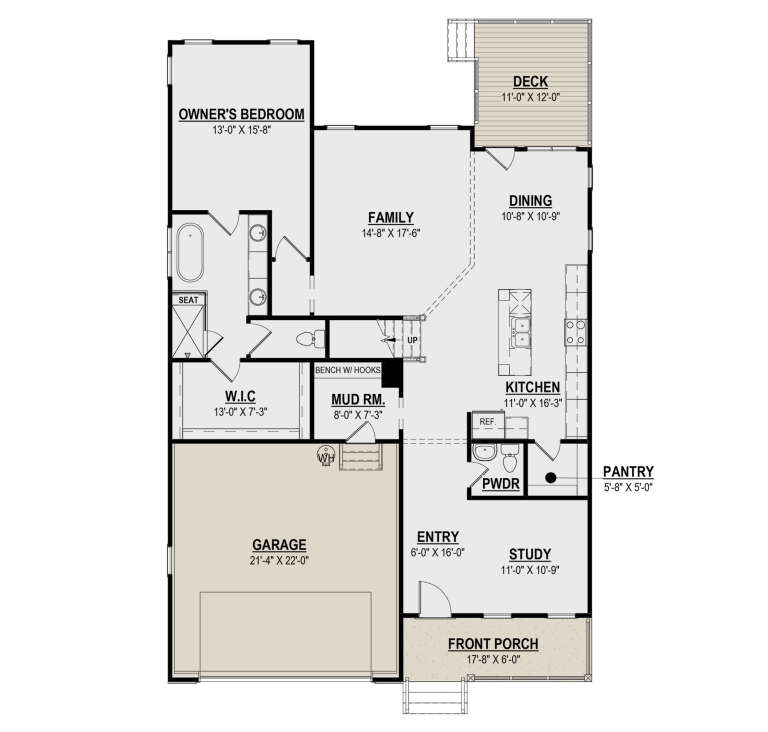 House Plan House Plan #31578 Drawing 1