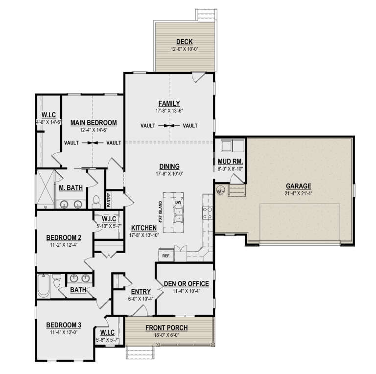 House Plan House Plan #31579 Drawing 1