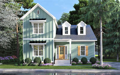 Cape Cod House Plan #6261-00045 Elevation Photo