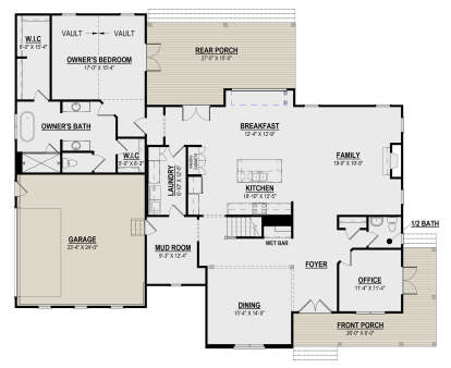 Main Floor  for House Plan #6261-00046