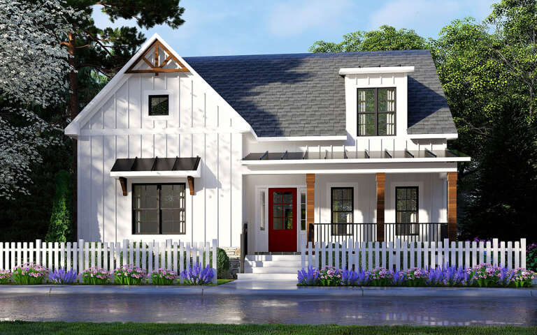 House Plan House Plan #31584 Front Elevation 