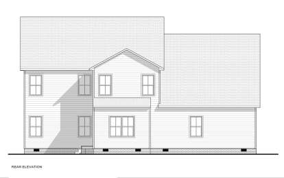 Farmhouse House Plan #6261-00050 Elevation Photo