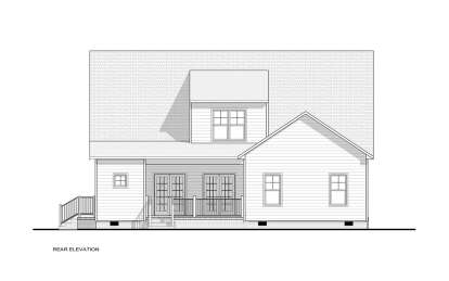 Modern Farmhouse House Plan #6261-00051 Elevation Photo