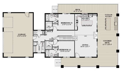 Main Floor  for House Plan #6849-00165