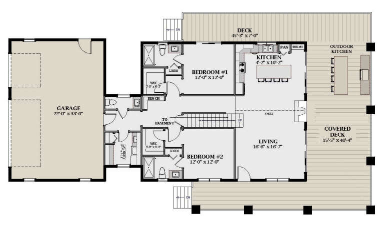 House Plan House Plan #31593 Drawing 1