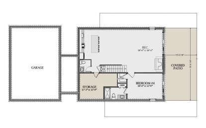Basement for House Plan #6849-00165