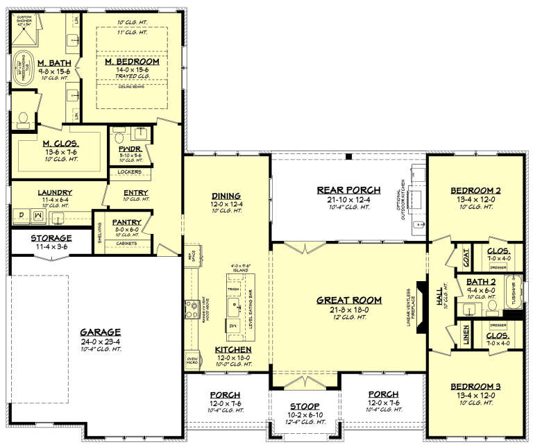House Plan House Plan #31596 Drawing 1