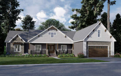 Craftsman House Plan #6261-00054 Elevation Photo