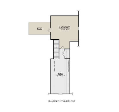 Second Floor for House Plan #6261-00054