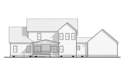 Modern Farmhouse House Plan #6261-00055 Elevation Photo