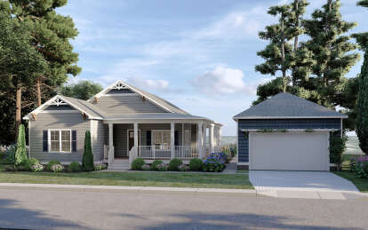 Country House Plan #6261-00056 Elevation Photo