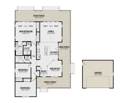 Main Floor  for House Plan #6261-00056