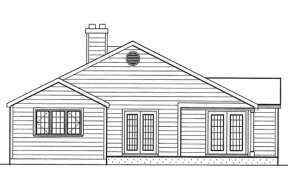 Ranch House Plan #033-00084 Elevation Photo