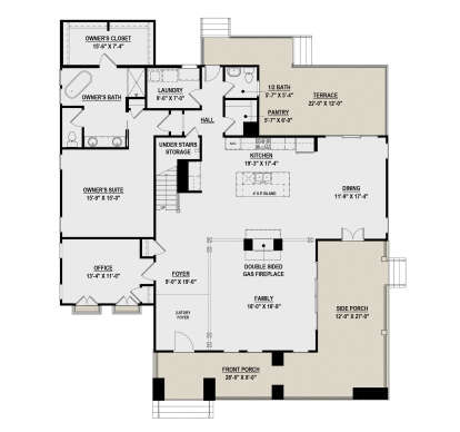 Main Floor  for House Plan #6261-00057
