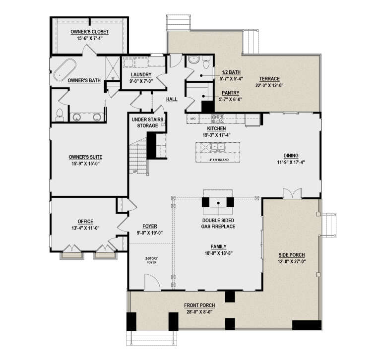House Plan House Plan #31600 Drawing 1
