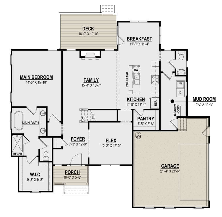 House Plan House Plan #31601 Drawing 1