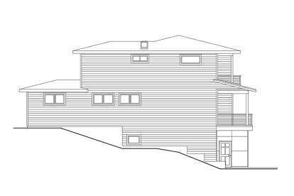 Contemporary House Plan #035-01099 Elevation Photo