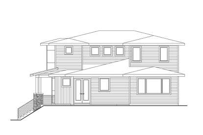 Contemporary House Plan #035-01099 Elevation Photo