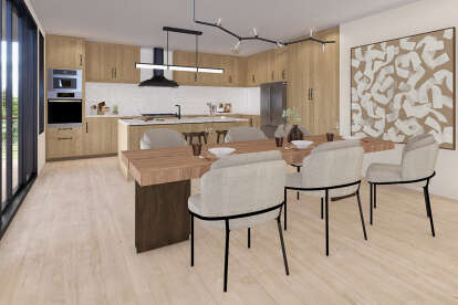 Contemporary House Plan #035-01099 Additional Photo