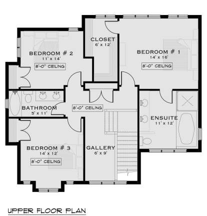 Second Floor for House Plan #5984-00013