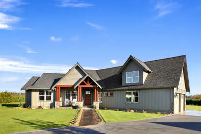 Craftsman House Plan #2464-00153 Build Photo