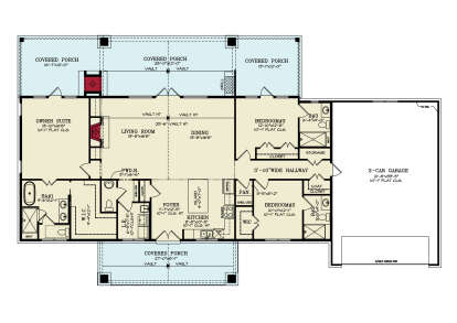 Main Floor  for House Plan #4195-00077