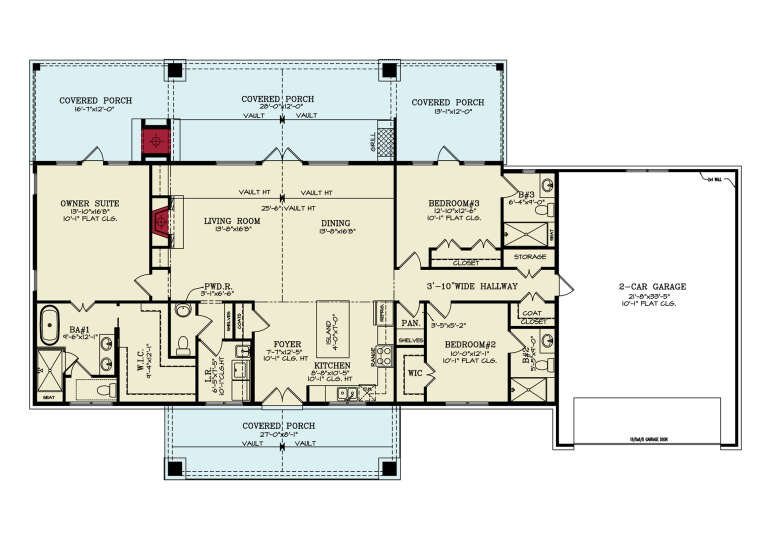 House Plan House Plan #31605 Drawing 1