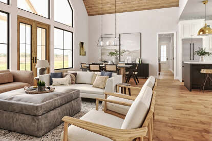 Modern Farmhouse House Plan #4195-00077 Additional Photo