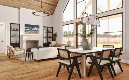 Modern Farmhouse House Plan #4195-00077 Additional Photo