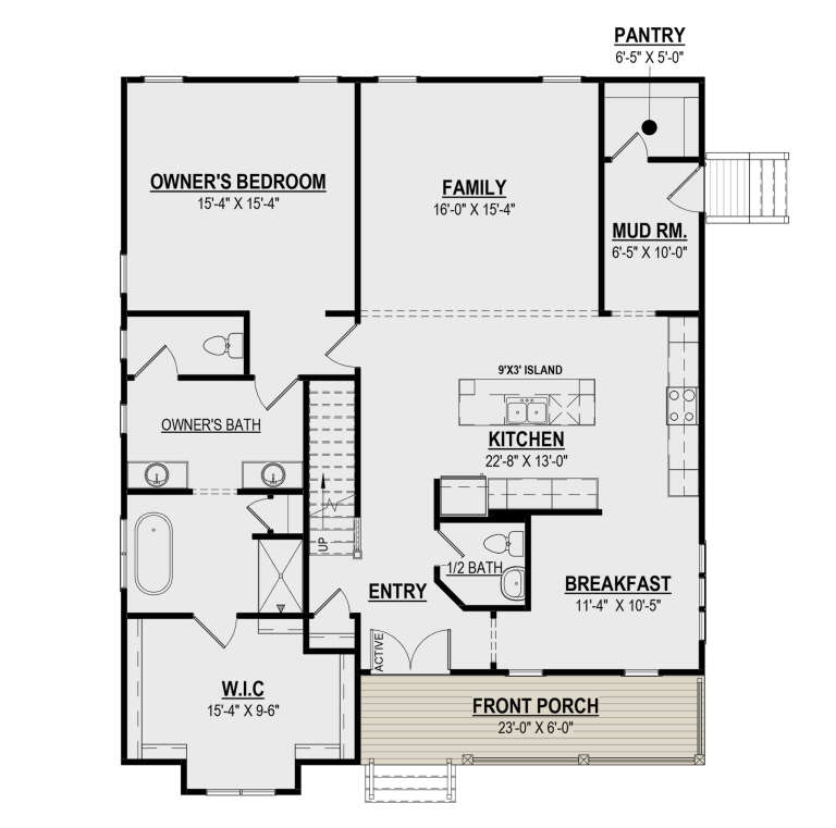 House Plan House Plan #31607 Drawing 1