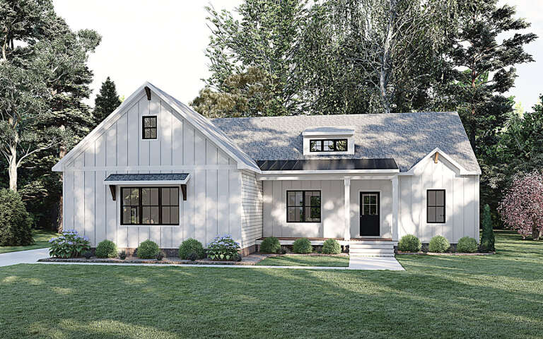 House Plan House Plan #31610 Angled Front Elevation