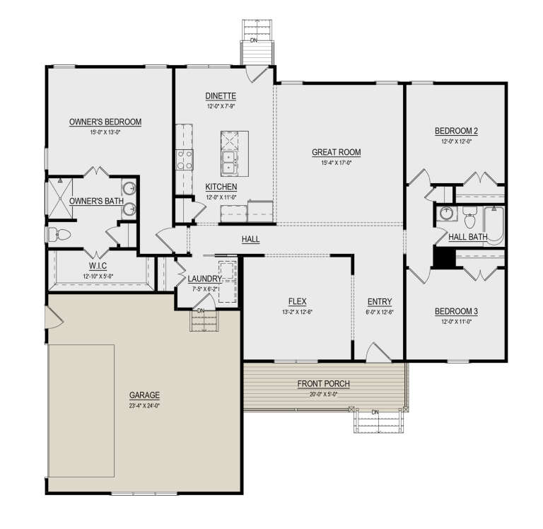 House Plan House Plan #31610 Drawing 1