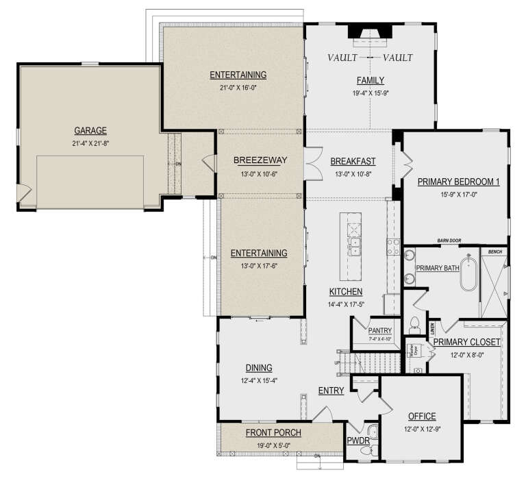 House Plan House Plan #31611 Drawing 1